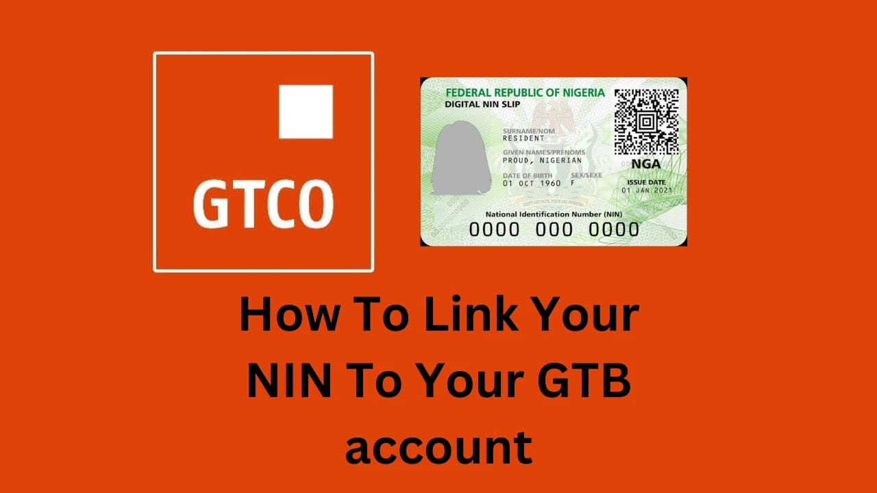how to link nin to gtb account