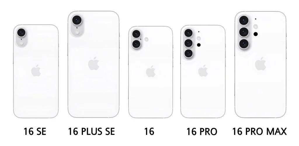 iphone 16 lineup redesign