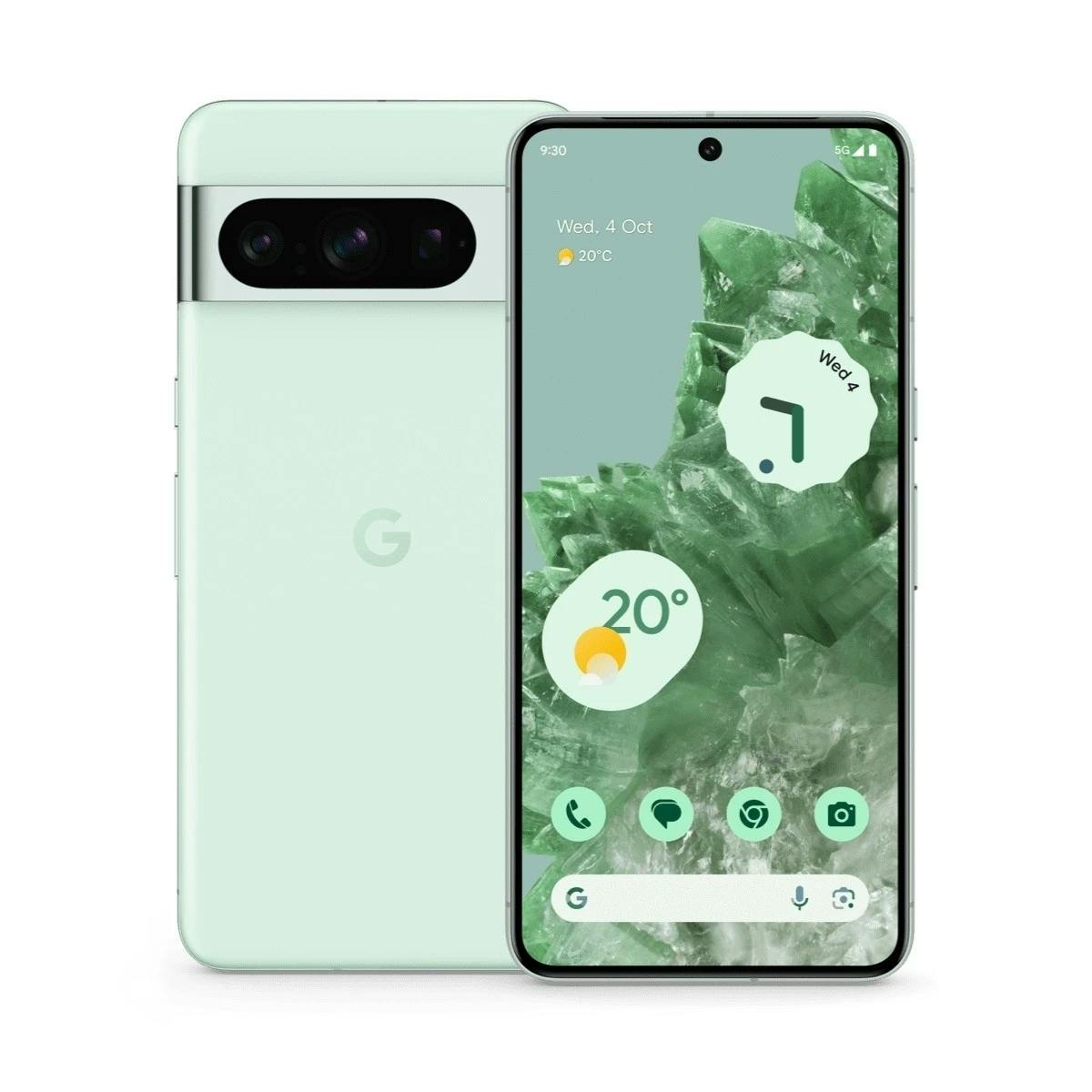 minty green google pixel 8 pro