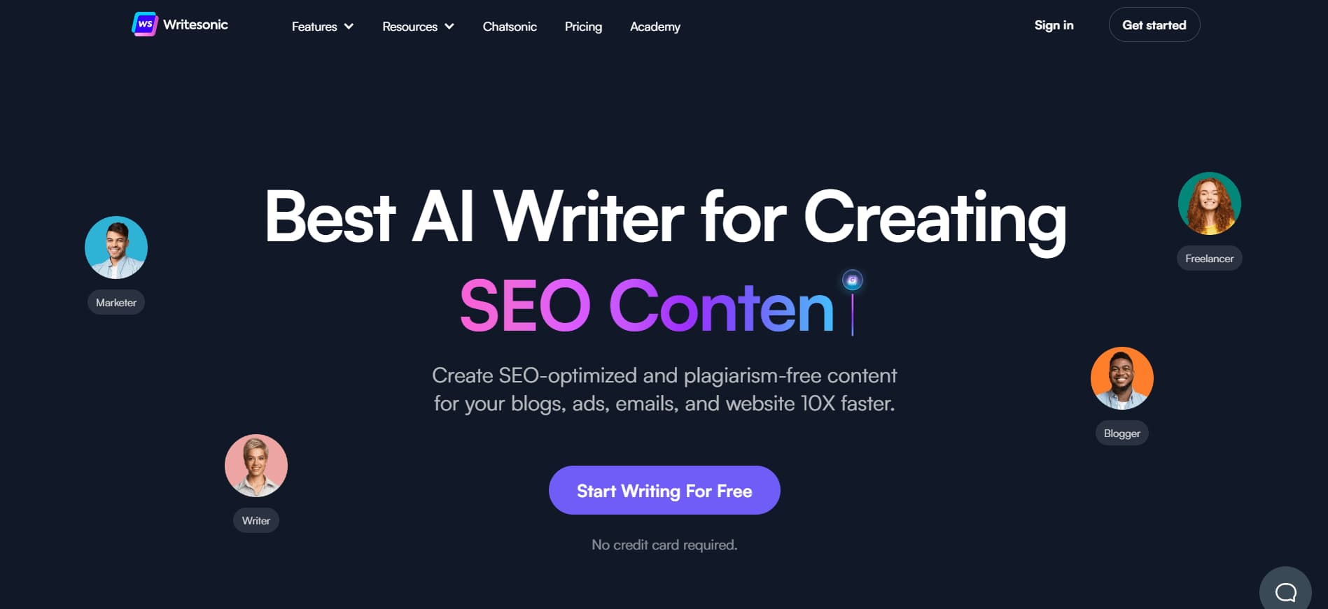 WriteSonic- AI Writing Assistant