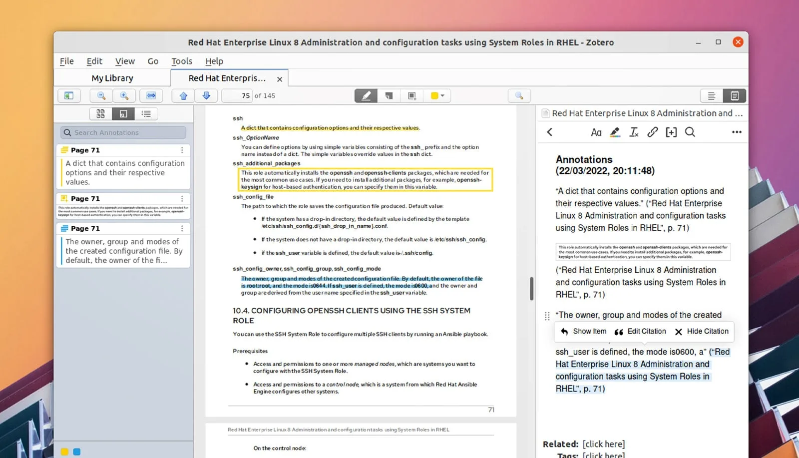 Zotero 