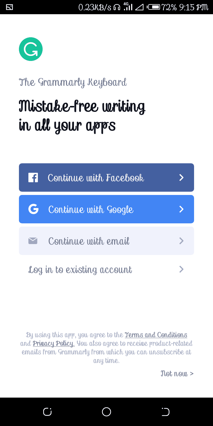 method of login