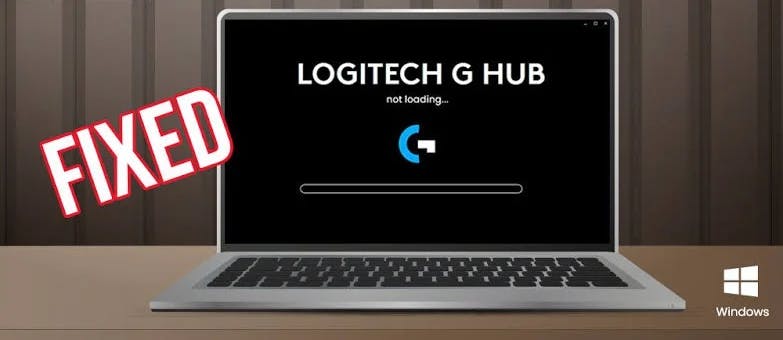 how to fix logitech g hub not loading on windows