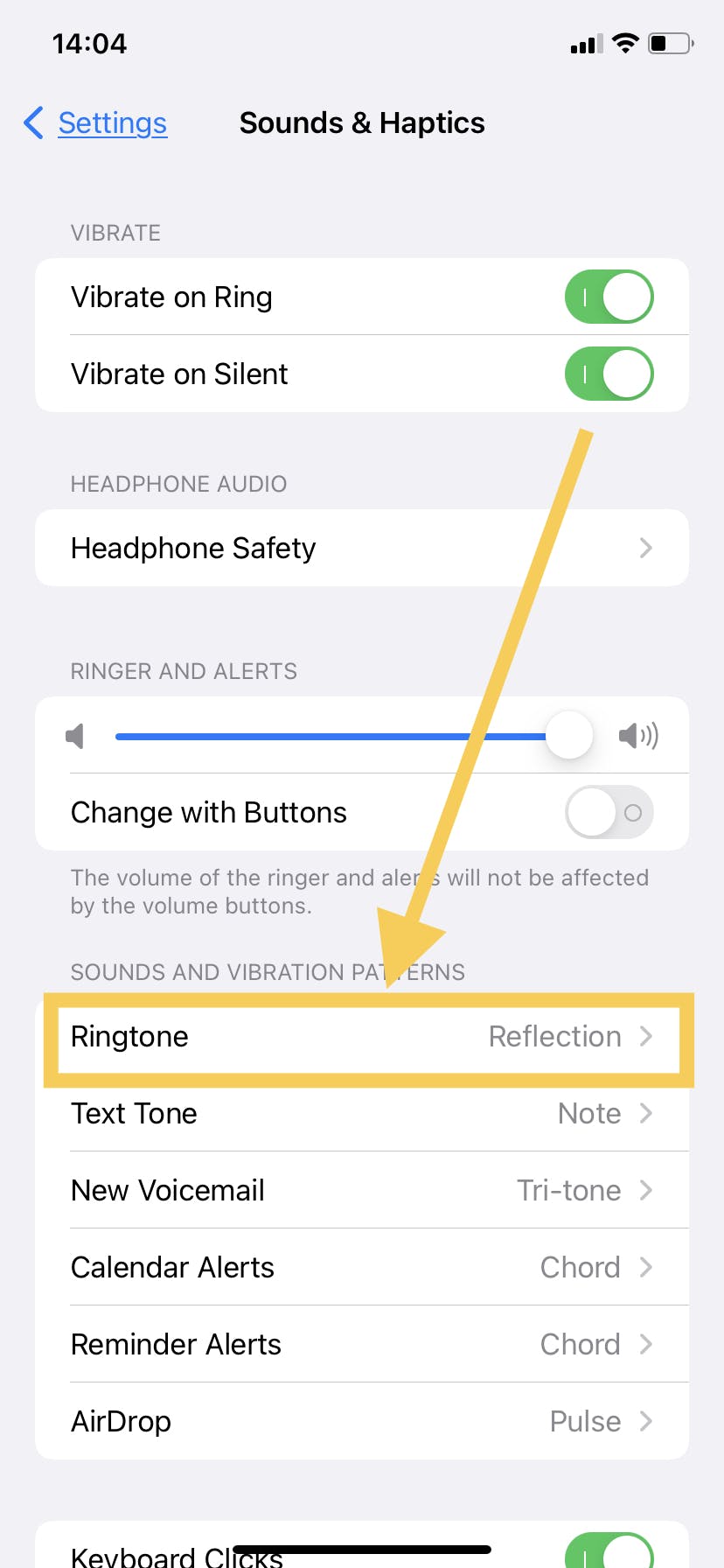 create custom vibration on iphone