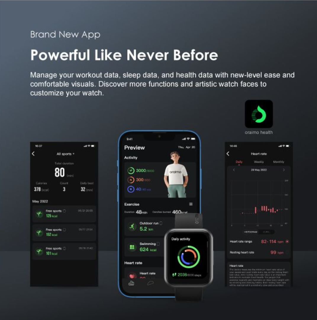 oraimo watch 2 pro new app