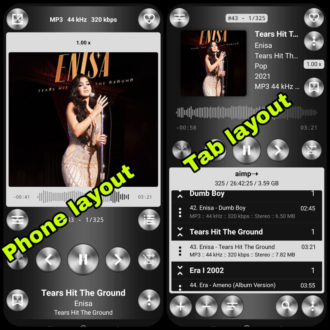 AIMP: Android music player with premium features.